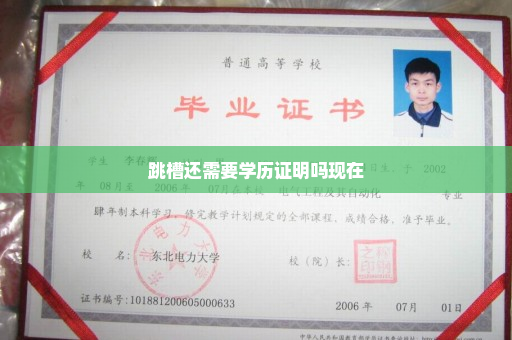 跳槽还需要学历证明吗现在