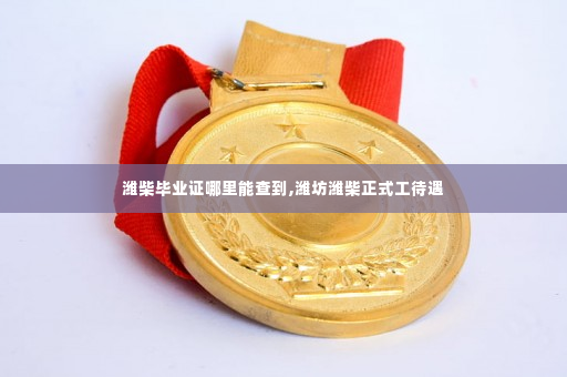 潍柴毕业证哪里能查到,潍坊潍柴正式工待遇