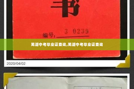 芜湖中考毕业证查询,芜湖中考毕业证查询