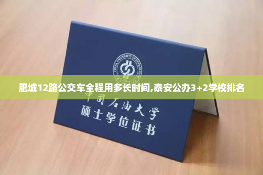 肥城12路公交车全程用多长时间,泰安公办3+2学校排名