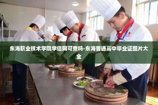 东海职业技术学院学信网可查吗-东海普通高中毕业证图片大全