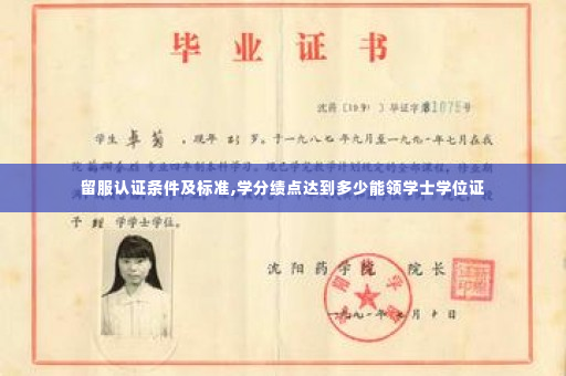 留服认证条件及标准,学分绩点达到多少能领学士学位证