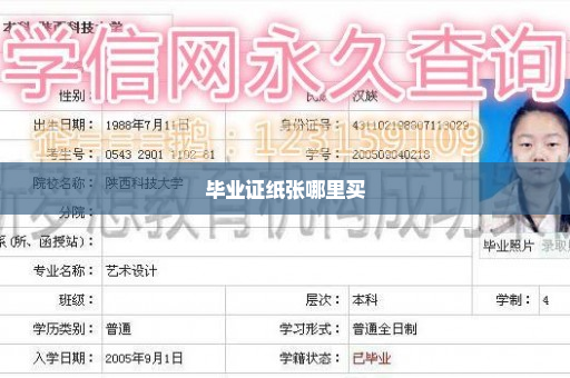 毕业证纸张哪里买