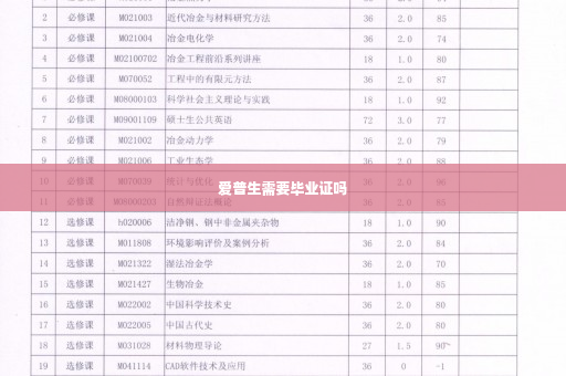 爱普生需要毕业证吗