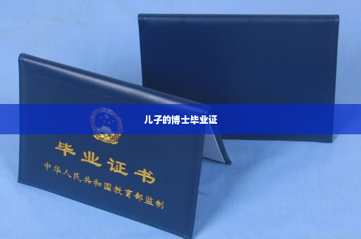 儿子的博士毕业证