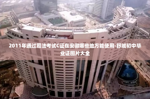 2011年通过司法考试C证在安徽哪些地方能使用-舒城初中毕业证图片大全