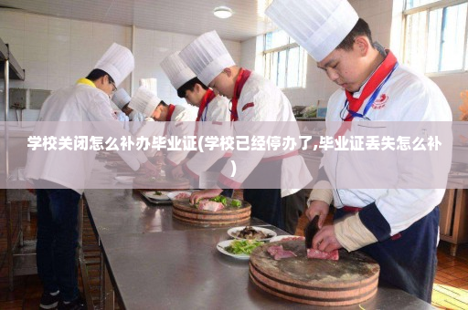 学校关闭怎么补办毕业证(学校已经停办了,毕业证丢失怎么补)