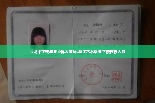 毛戈平学校毕业证算大专吗,浙江艺术职业学院在校人数